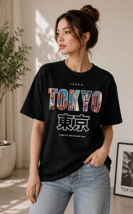 Tokyo Nights Tee Black