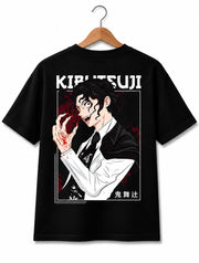 Crimson Demon graphic Tee Black