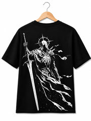Dark Knight Back Print Tee Black