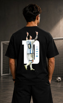 The Golden Ten Tee Messi Black
