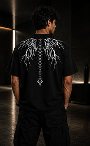 Fallen Wings Tee Black