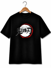 Crimson Demon graphic Tee Black