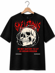 Rebel Skull Tee Black
