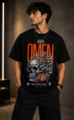 Inferno Skull Tee Black