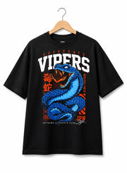 Blue Venom Tee Black