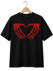 Crimson Heart Tee Black