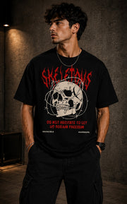 Rebel Skull Tee Black