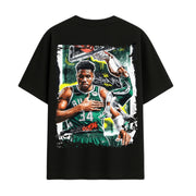 Greek Freak Dominance – Giannis Antetokounmpo Graphic T-Shirt