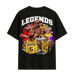 Legends United – GOAT, Mamba & King Tribute Graphic T-Shirt