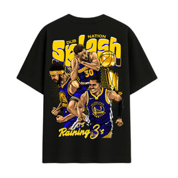 Splash Dub Nation – Golden State Warriors 3-Pointer Graphic T-Shirt