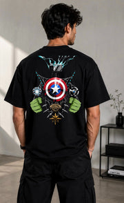 Avengers United Tee Black