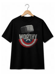 Worthy of Thunder Tee Black